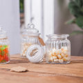 GLASS STORAGE JAR WITH AIRTIGHT LID